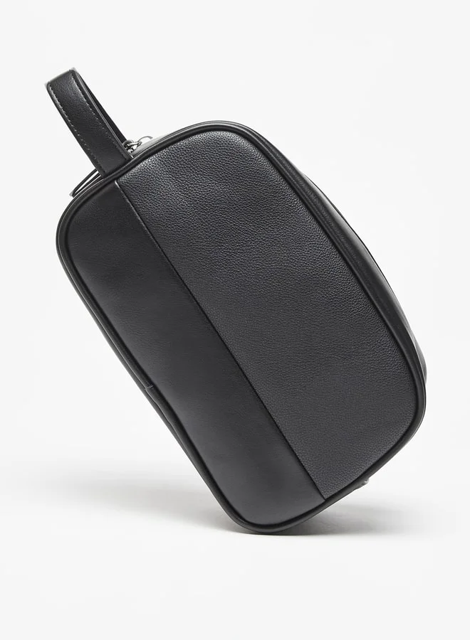 LBL by Shoexpress Solid Pouch with Zip Closure