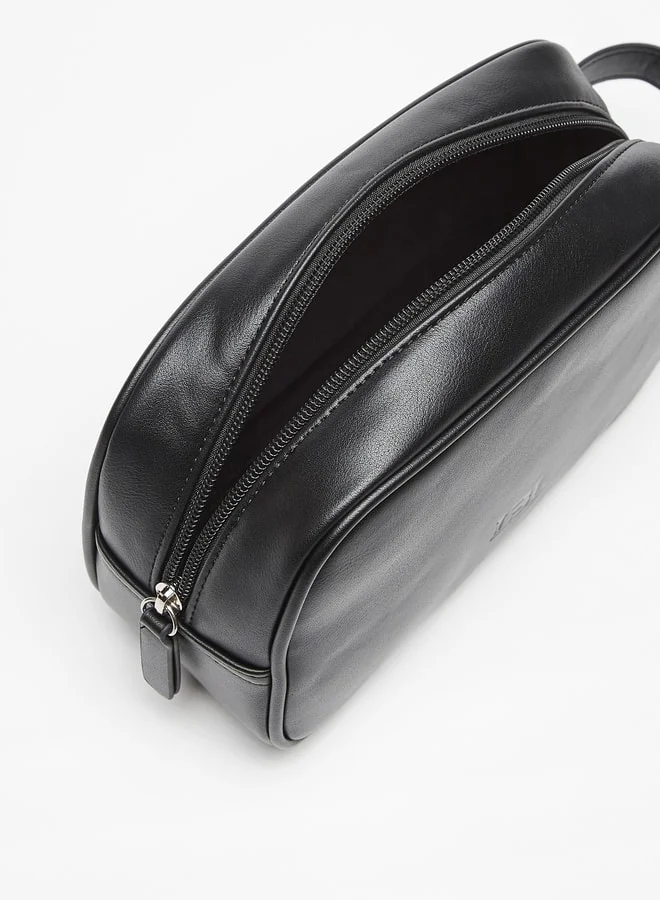 LBL by Shoexpress Solid Pouch with Zip Closure