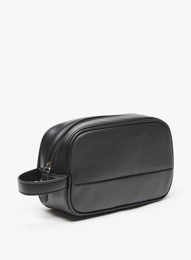 LBL by Shoexpress Solid Pouch with Zip Closure