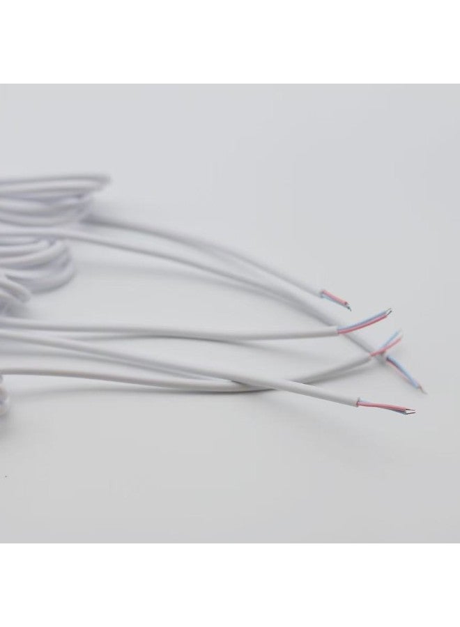 USB Single Head A Switch Line Male 2-core 4-core Semi-finished Peeling Tin Mouse LED Small Speaker Charging Line-Color:White 1m A Netod3.5 24# - Image 3