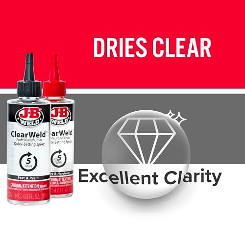 JB WELD J-B Weld Pro Size ClearWeld 5 Minute Set Epoxy - Image 5