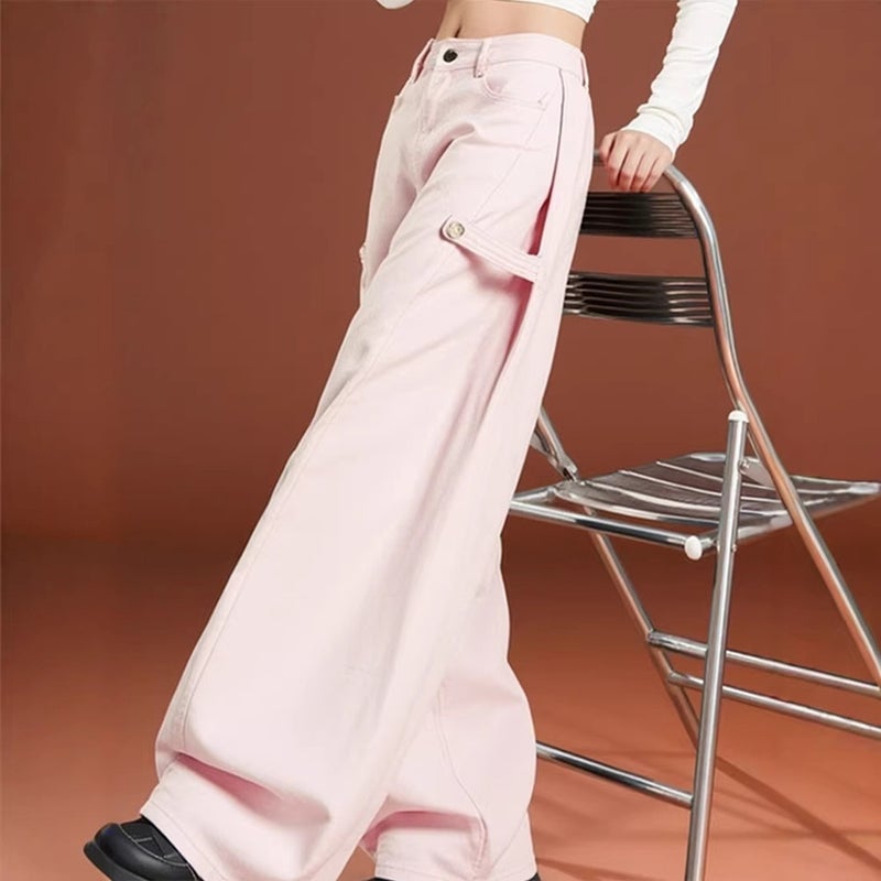 Unisex Casual Daily Denim Jeans - Image 4