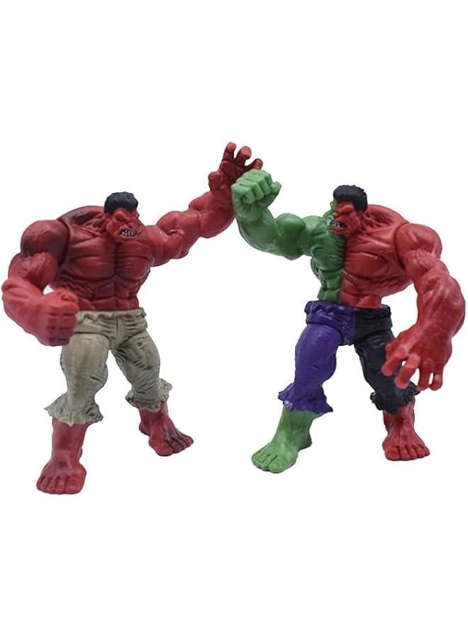 مجموعة جراج ملونة مذهلة H-ulk - تمثال شخصية PVC من Marvel A-vengers (D)، حوالي 5 بوصات - Image 2