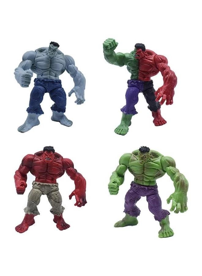 مجموعة جراج ملونة مذهلة H-ulk - تمثال شخصية PVC من Marvel A-vengers (D)، حوالي 5 بوصات - Image 4