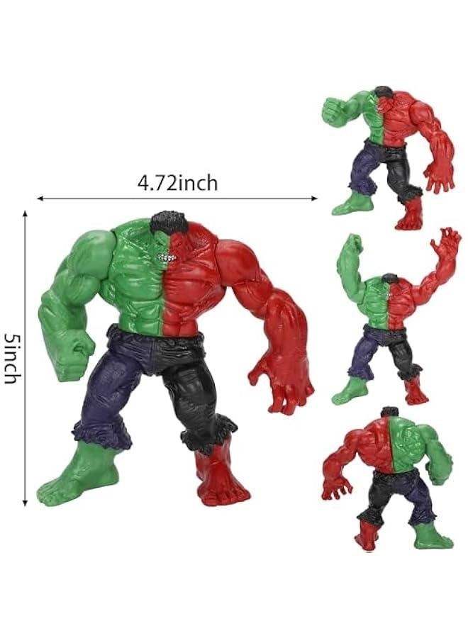 مجموعة جراج ملونة مذهلة H-ulk - تمثال شخصية PVC من Marvel A-vengers (D)، حوالي 5 بوصات - Image 5