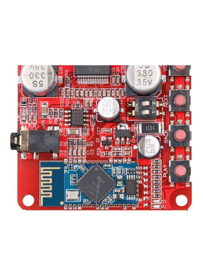 NIBEMINENT Wireless Bluetooth Amplifier Board Red/Black/Blue 82*50mm - Image 4