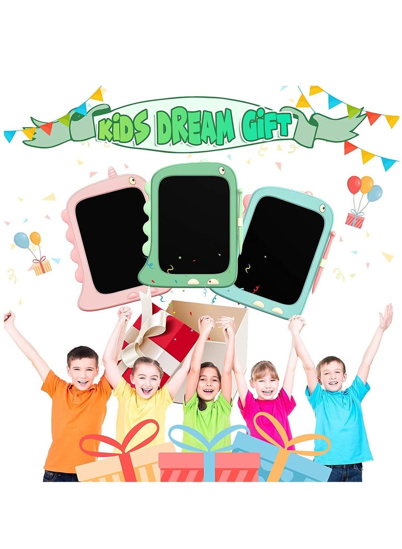 LCD Writing Tablet Toddler Toys Erasable 8.5 Inch Doodle Board Drawing Pad Gifts for Kids Dinosaur Toys Gift Education Learning Boys Girls 2 3 4 5 6 Years Old (Green)