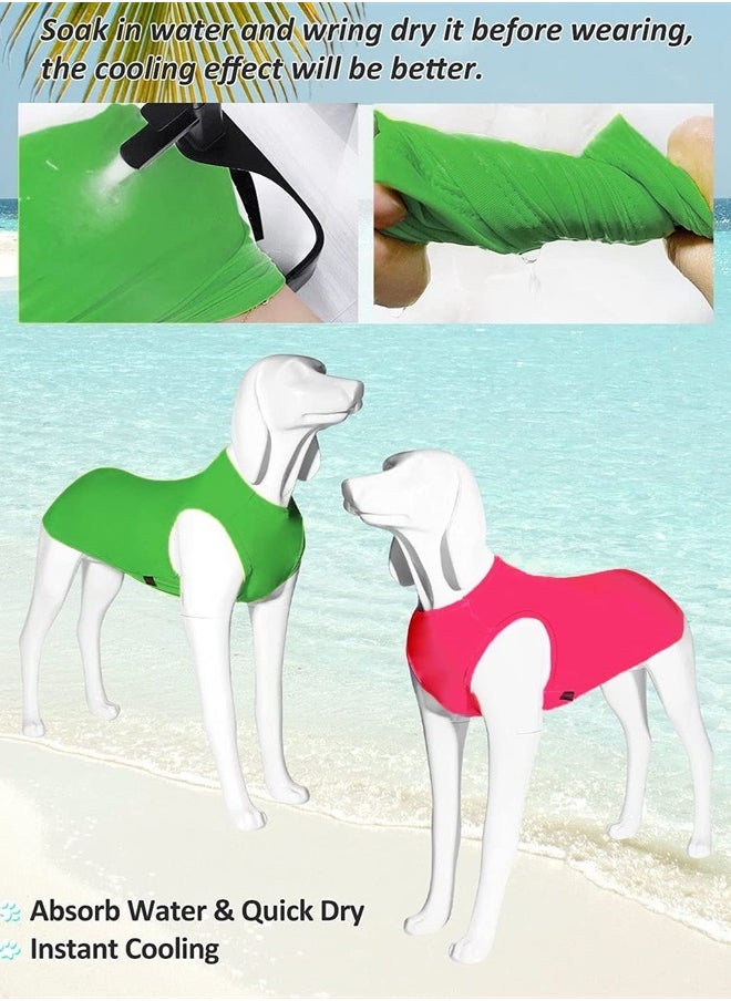 2 Pack Dog Cooling Shirts, Ice Pet Vest Dog Clothes for Instant Cooling, Ultra Lightweight Breathable Sleeveless T-Shirts for Large Dogs Boy Girl, 2XL - pzsku/Z38BF909F3C016FE97AB5Z/45/_/1691326753/2409db73-9bfc-4ed9-b5aa-acba19d2a203