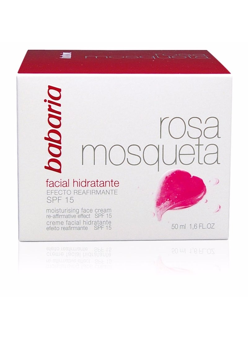 Babaria Rosehip 24H Hydrating Facial Cream 50ml - Image 1