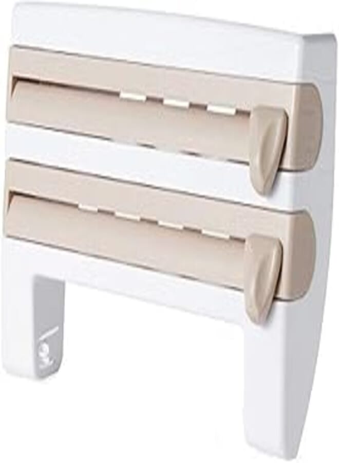 4 IN 1 Kitchen Roll Holder Dispenser Rack Storage