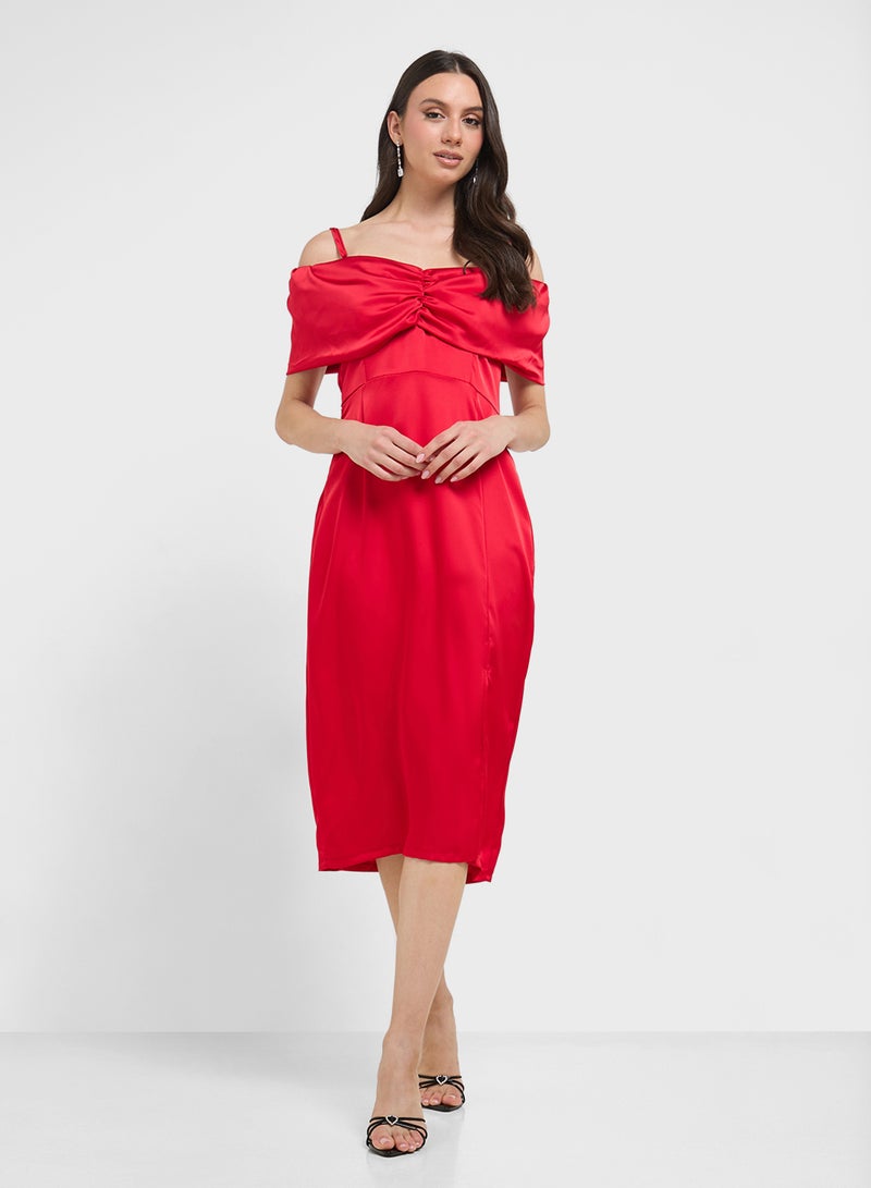 ELLA Off Shoulder Shift Dress  - Image 4
