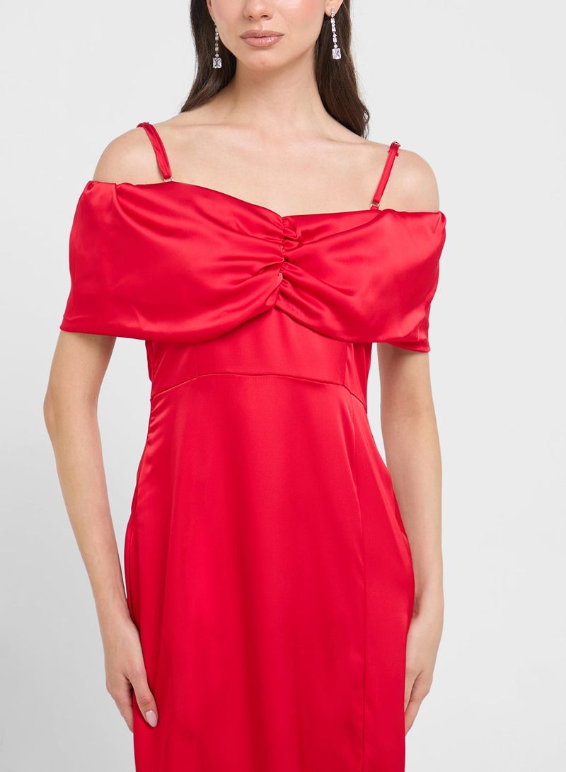 ELLA Off Shoulder Shift Dress - Image 5