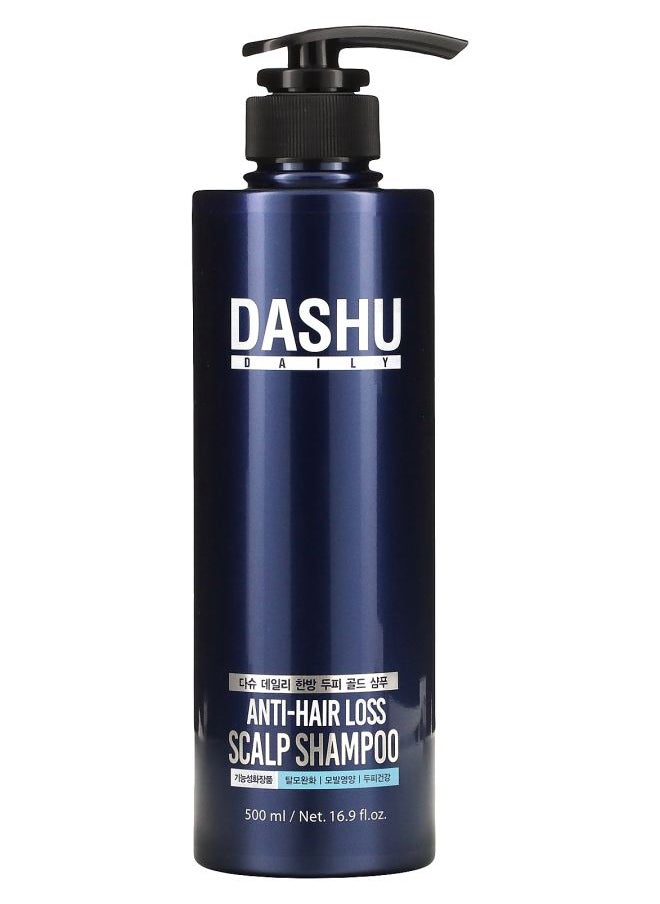 Dashu Anti-Hair Loss Scalp Shampoo 16.9 oz (500 ml) 