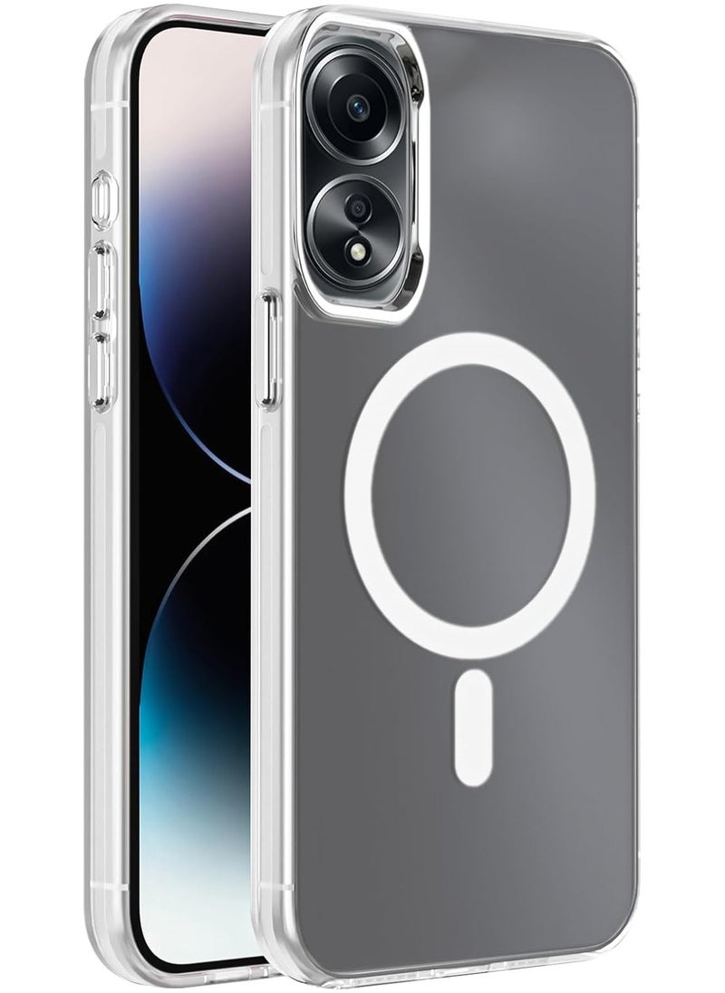 Case For OPPO A58 4G 2023 Case Crystal Clear [Not Compatible with MagSafe] Soft TPU Gel Case Flexible Silicone Anti-Scratch Transparent TPU Cover - Clear