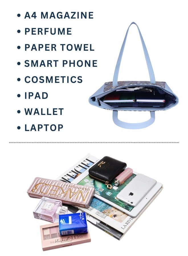TEXAS Charm - Women's Handcrafted Jute Tote Bag | Spacious & Eco-Friendly Design for Office, Travel & College | Fits Up to 15" Laptop - Image 5