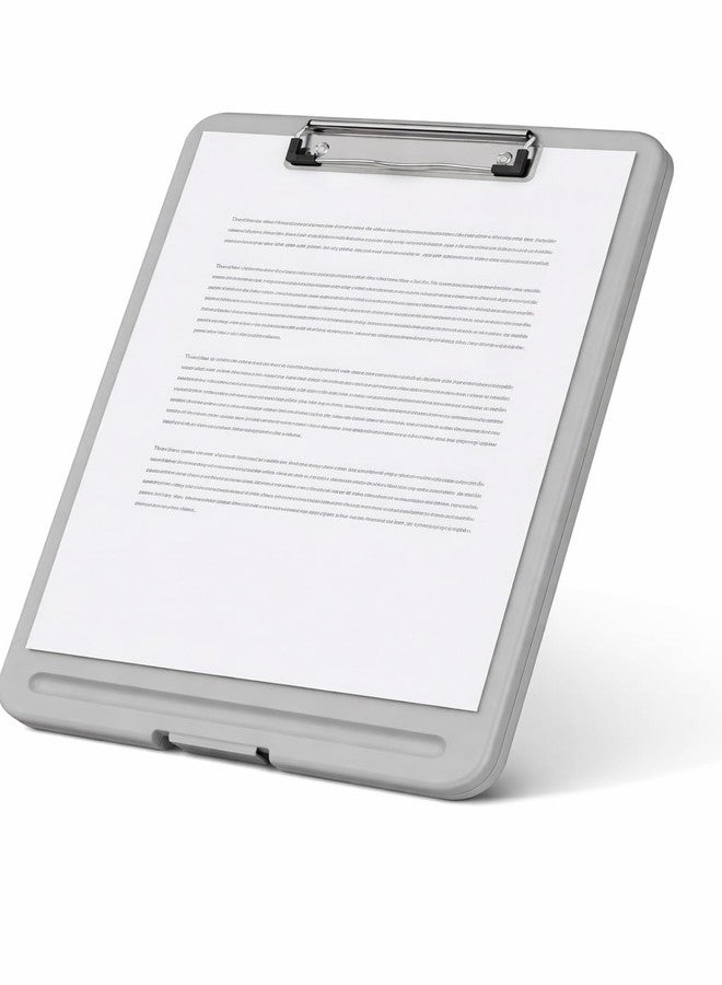 لوحة كتابة ومشبك بتصميم صندوق لامع A4، مع حافظة تخزين للأوراق والمستندات (مجموعة متعددة الألوان من قطعة واحدة) - Image 5