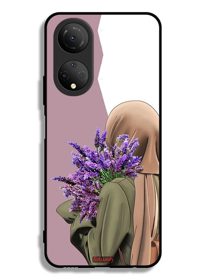Tolwak Honor X7 Protective Case Cover Holding Flower - Image 2