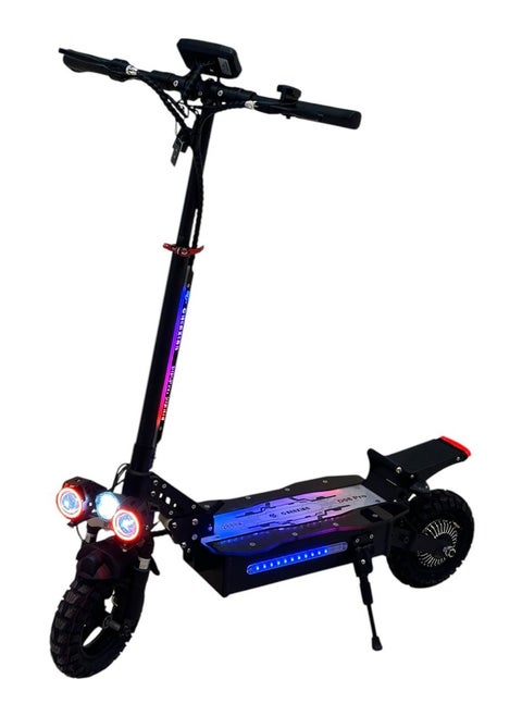 Big Motor Power Electric Scooter D06 With Long Range Battery Off Road  tire