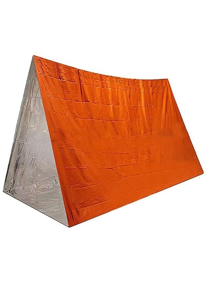 Takelablaze Emergency Tent Shelter Ultralight Survival Tube Tent 2 Person Emergency Shelter with Whistle for Camping Hiking Backpacking and Outdoor - Image 1