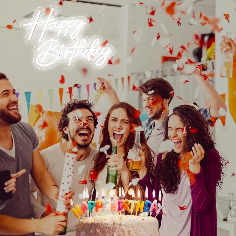 سلاسة لافتة نيون "عيد ميلاد سعيد" - 43×30 سم، مصابيح نيون LED بيضاء مع قاعدة أكريليك، زينة جدارية لحفلات أعياد الميلاد، المنزل، المناسبات، خلفية الاحتفالات، ديكور كشك الصور - Image 5