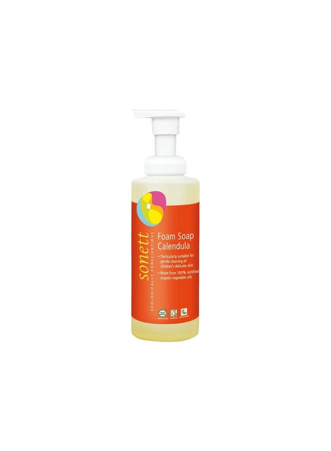 sonett Organic Foam Soap Calendula For Children Liquid Body Care Suitable For Hands Face And Body (Pack Of 6) Certified Organically Grown - Image 3