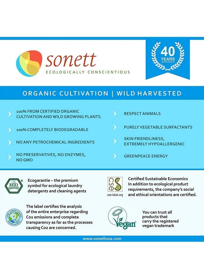 sonett Organic Foam Soap Calendula For Children Liquid Body Care Suitable For Hands Face And Body (Pack Of 6) Certified Organically Grown - Image 4
