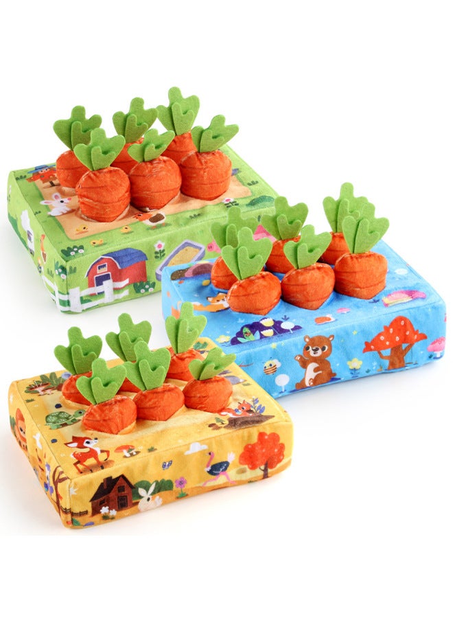 Infant Early Childhood Education Simulation Fun Radish Pull Children's Puzzle Jungle Farm Forest Radish Toy - Image 4