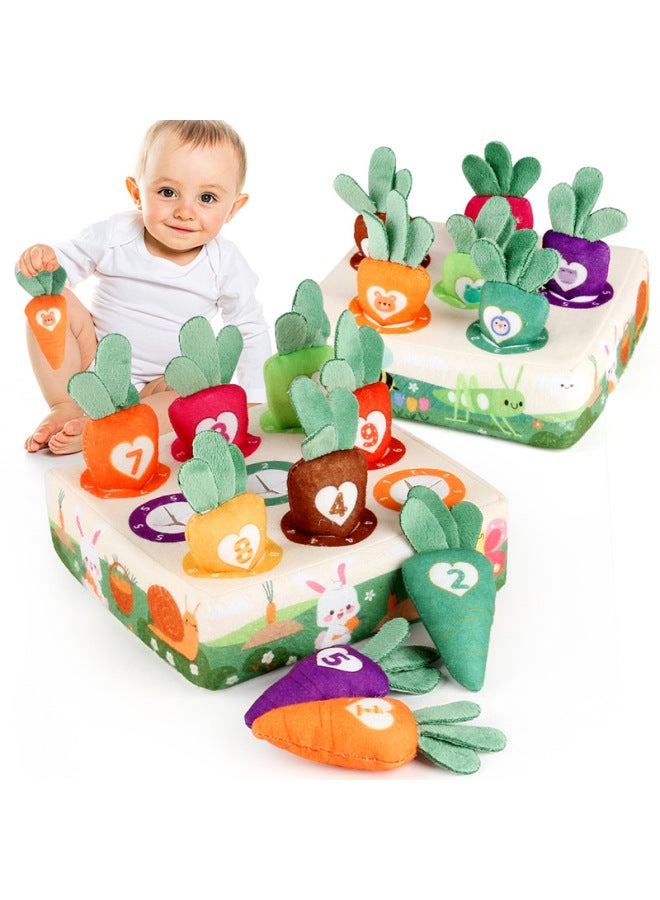 Infant Early Childhood Education Simulation Fun Radish Pull Children's Puzzle Jungle Farm Forest Radish Toy - Image 2