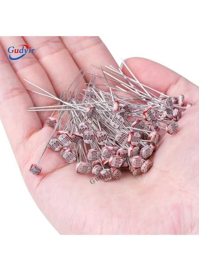 50 قطعة مجموعة مقاومات ضوئية 5 أنواع مقاومات حساسة للضوء 5516 5528 5537 5539 5506 - Image 4