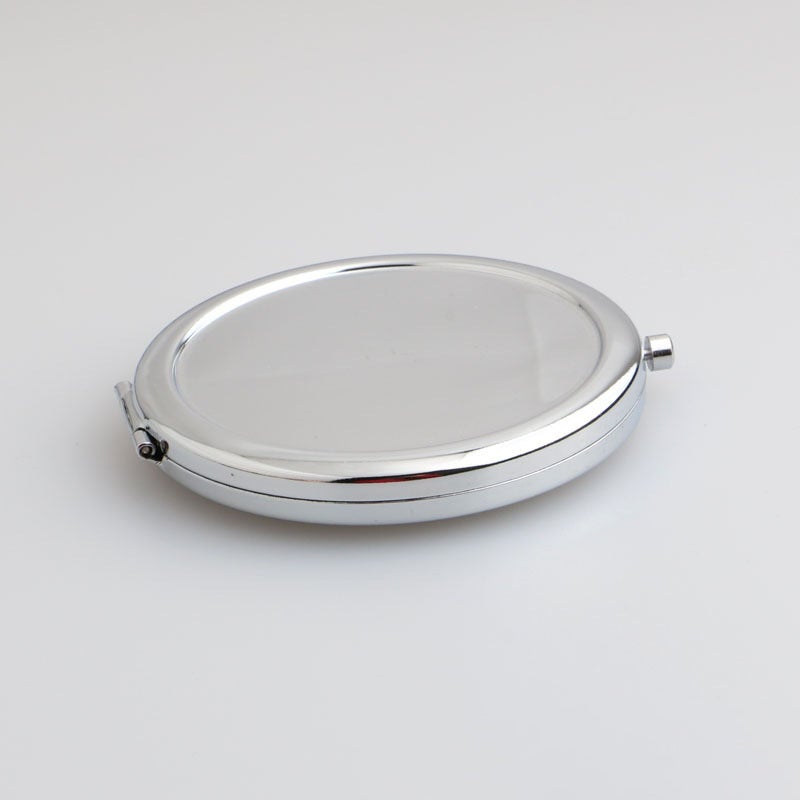 Supply Metal Makeup Mirror Solid Mirror Base Can Be Engraved Logo Can Also Be Diy Pattern Gift Mirror - Image 5