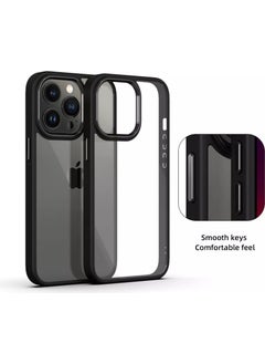 Dexmon Iphone 14 Plus Case Metal Button and Camera Framed Edges Silicone Back Hard Titanium Case  - Image 4