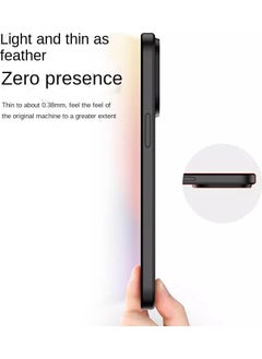 Dexmon Iphone 14 Plus Case Metal Button and Camera Framed Edges Silicone Back Hard Titanium Case  - Image 2