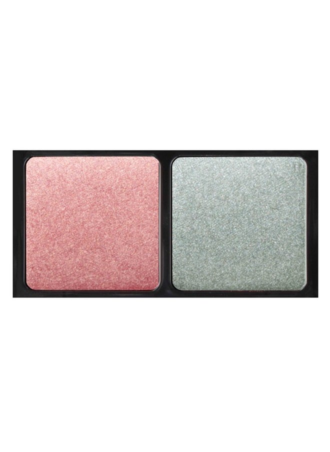 ANNA SUI - ANNA SUI - Eye Color Compact - Two-Tone Eye Shadow Fillers for Eyeshadow Palette - Pink and Green Long-Lasting Eye Makeup - 11 Petal x Leaf - 0.05 oz. - Image 1