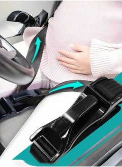 XiuWoo Pregnancy Car Seat Belt Adjuster Safety Belts Clip Buckle Seats Bump Strap for Pregnant Women Protect Unborn Baby  Prevent Compression of Abdomen  A Must Have for Maternity  - Image 1