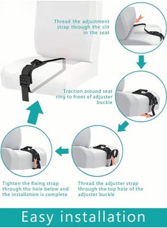 XiuWoo Pregnancy Car Seat Belt Adjuster Safety Belts Clip Buckle Seats Bump Strap for Pregnant Women Protect Unborn Baby  Prevent Compression of Abdomen  A Must Have for Maternity  - Image 5