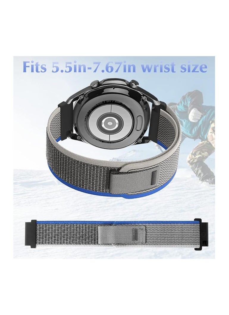 Generic - Alpine Loop Bands Sport Nylon 22MM Compatible with Samsung galaxy watch 3 45mm /watch 46mm/Gear S3/Huawei watch GT3 46MM/GT2E/GT2 Pro/GT2 46MM/Amazfit GTR 2/3/3 Pro/GTR4 - Image 1
