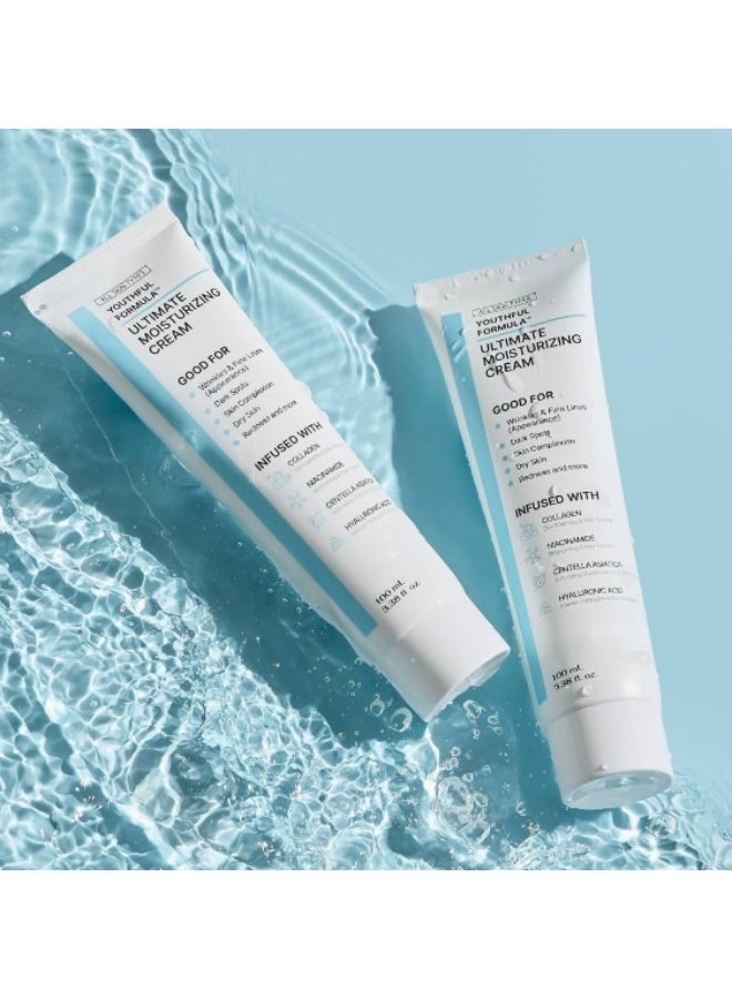 نيدا مرطب وجه كريم كولاجين وسيروم للوجه بتركيبة نياسيناميد، كريم مزيل للبقع الداكنة والكلف للعناية بالبشرة هدايا تجميل للنساء - Image 2