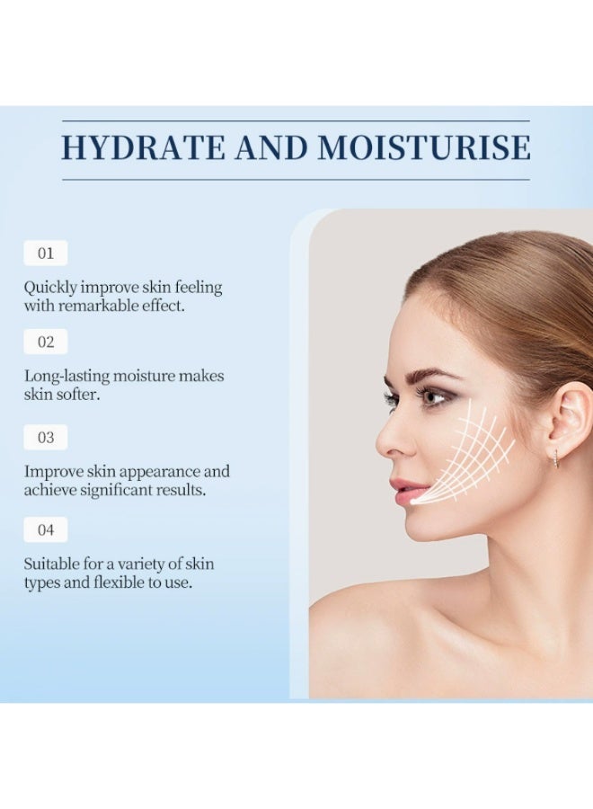 نيدا مرطب وجه كريم كولاجين وسيروم للوجه بتركيبة نياسيناميد، كريم مزيل للبقع الداكنة والكلف للعناية بالبشرة هدايا تجميل للنساء - Image 3