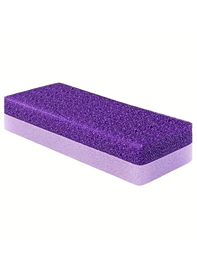 ORiTi 1Pc Foot  Exfoliator Pedicure Tool Callus Remover Scrubber Skin Cleaner Purple - Image 1