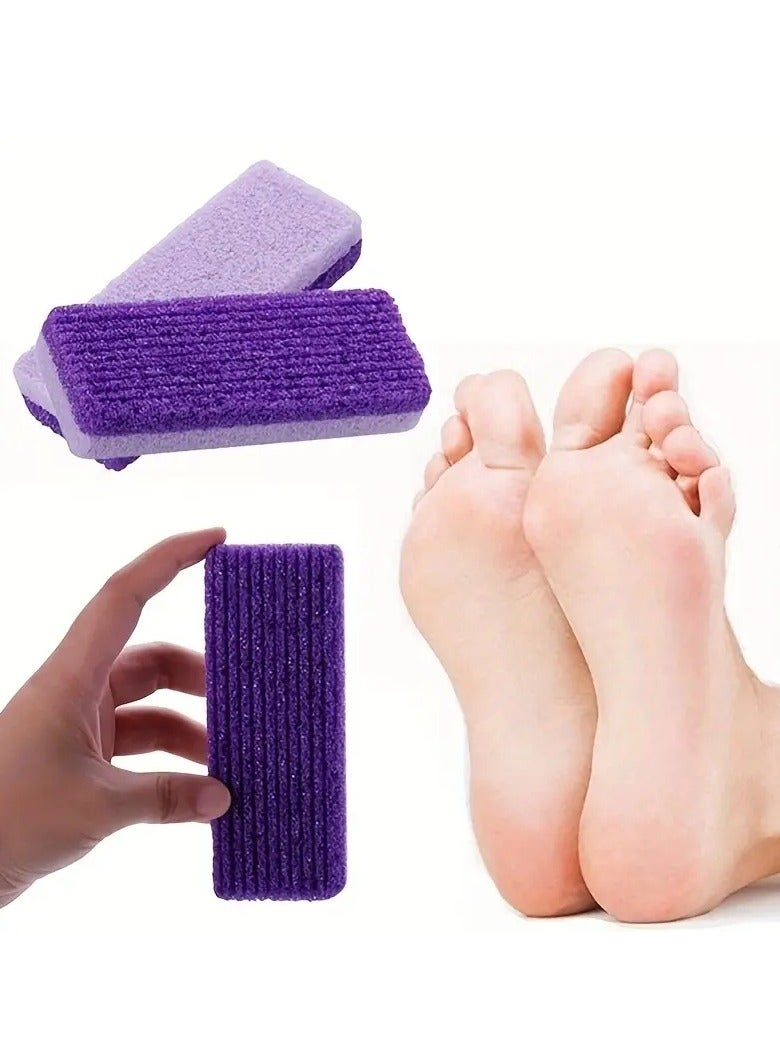 ORiTi 1Pc Foot  Exfoliator Pedicure Tool Callus Remover Scrubber Skin Cleaner Purple - Image 3