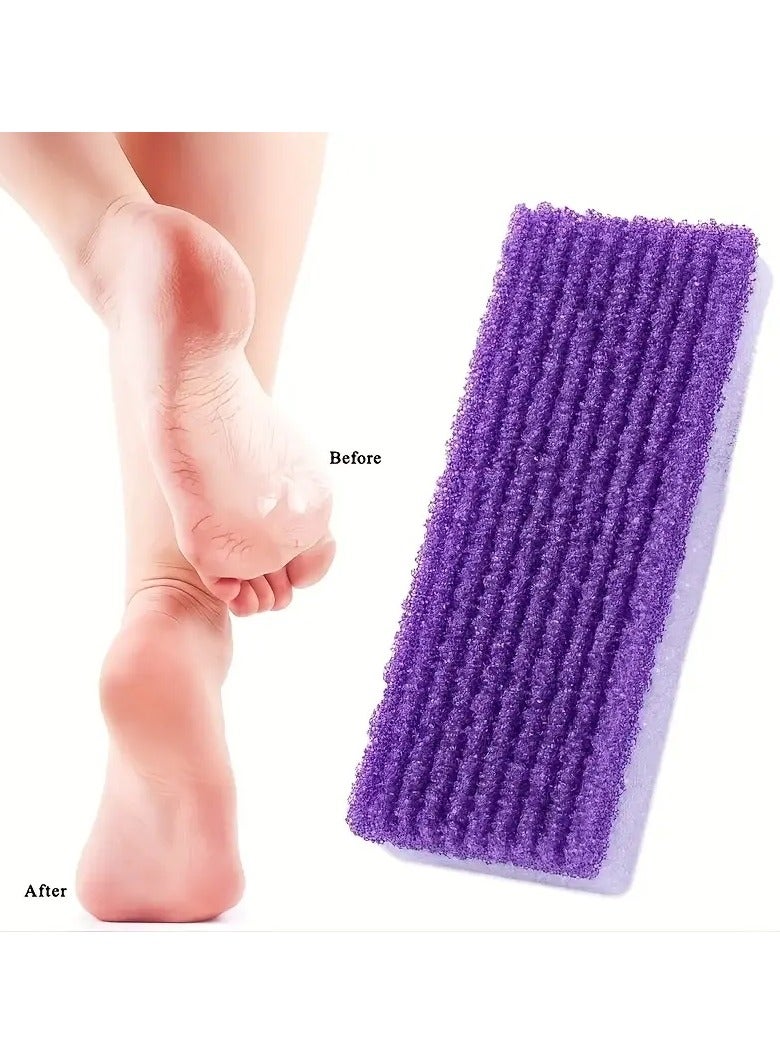 ORiTi 1Pc Foot  Exfoliator Pedicure Tool Callus Remover Scrubber Skin Cleaner Purple - Image 4