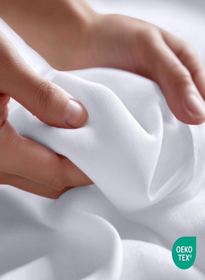 Utopia Bedding Flat Sheet - 1 Pack (Queen, White) - Soft Brushed Microfiber Fabric - Shrinkage & Fade Resistant Top Sheet - Easy Care Bed Sheet - Image 4