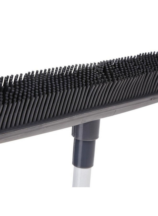 Five Simply Smart Sturdy High Quality Telescopic Broom with Rubber Brush Grey 4.7 x 32 x 125.5 cm 117159 - Image 3