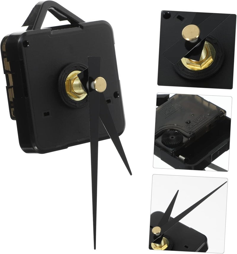 Uonlytech Silent Quartz Wall Clock Movement Kit DIY Acrylic Clock Mechanism for Art Projects Battery Operated Long Spade Hands Replacement Parts for Custom Designs - Image 4