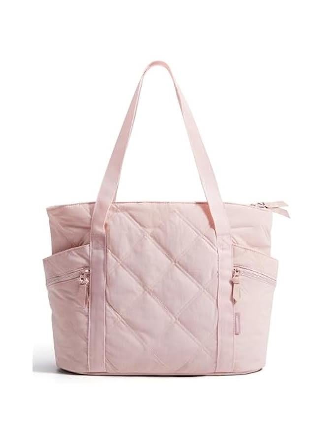 Arabest Tote Bag for Women, 20L Puffer Work Tote with Zipper, Travel Essentials Quilted Nurse Hospital Bag - Image 1