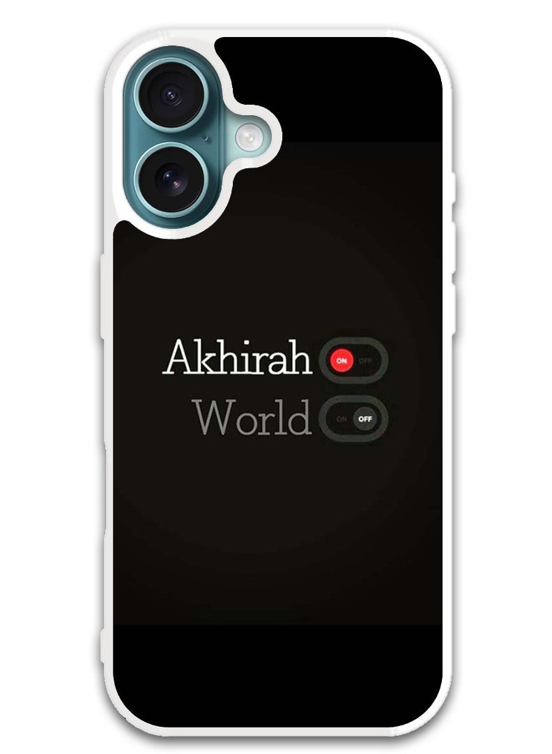 Theodor Protective Case Cover For APPLE IPHONE 16 Plus Arab quote (1) (White Bumper) - Image 1