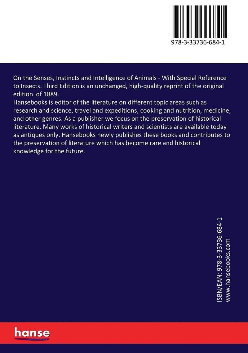 On the Senses, Instincts and Intelligence of Animals: With Special Reference to Insects. Third Edition  - Image 2