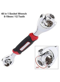 FAYBY Fayby Universal Wrench Stainless Steel MultiFunction adjustable Spanner Socket for Spline Bolts 360 Degree Rotation  - Image 3