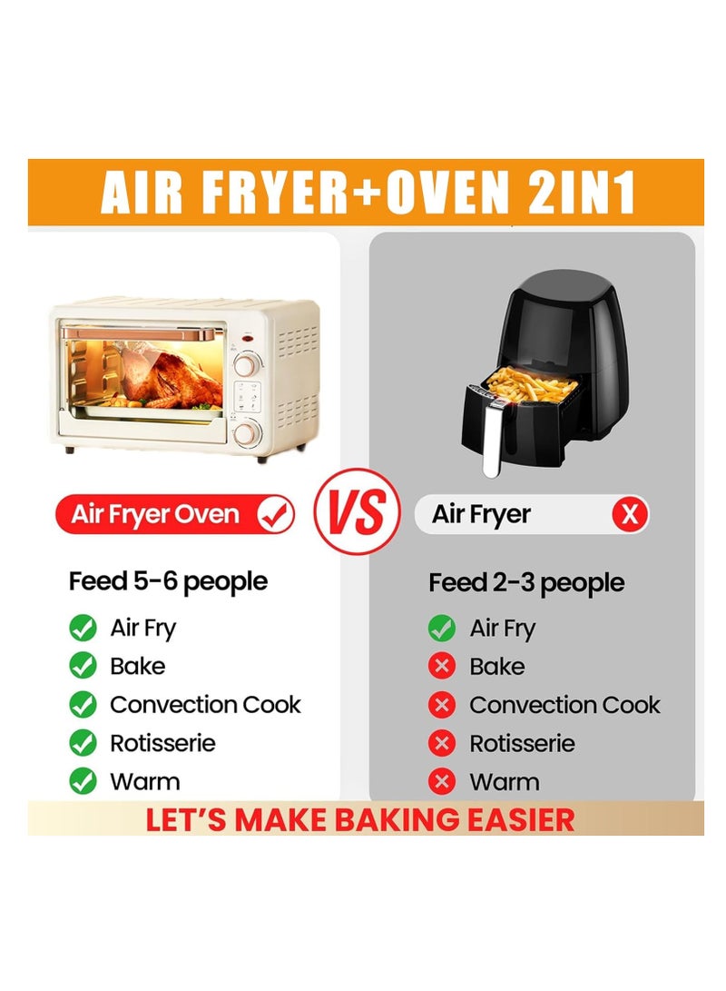 أرابايت فرن كهربائي، فرن كهربائي سعة 22 لترًا، 220 فولت، 1000 وات، مؤقت لمدة 30 دقيقة وإيقاف تشغيل تلقائي، عناصر تسخين، منظم حرارة، يتضمن وعاء دعم ورف (أبيض سعة 22 لترًا) - Image 3