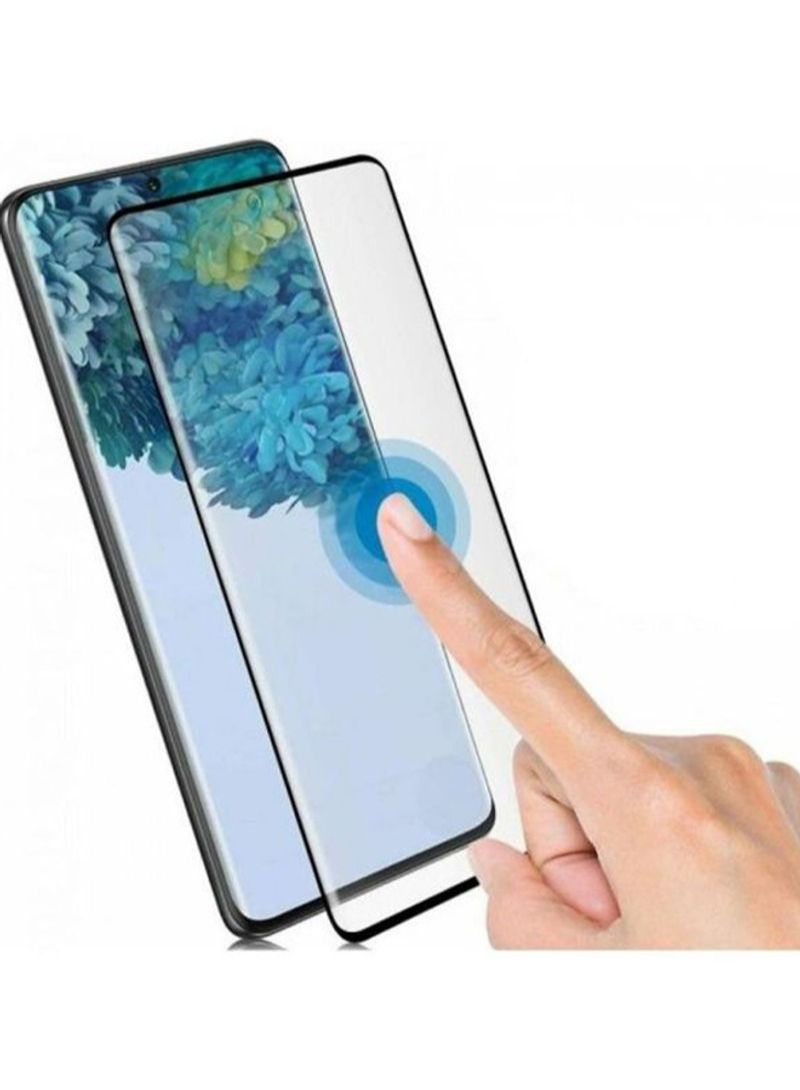 Tempered Glass Screen Protector For Samsung Galaxy S21  5G Black - Image 2